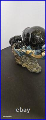 Big Sky Carvers Vtg. Very Rare SC Bear Fishing Trip Beautifully Designed