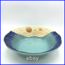Big Sky Carvers Wave Tabletop Collection Sea Shell Bowl 12 In. Sand And Water