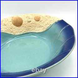 Big Sky Carvers Wave Tabletop Collection Sea Shell Bowl 12 In. Sand And Water