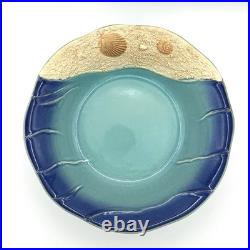 Big Sky Carvers Wave Tabletop Collection Sea Shell Bowl 12 In. Sand And Water