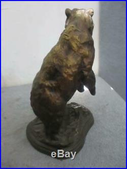 Big Sky Carvers Whose Creel Bear Statue from the Dick Idol Collection Cabin Art
