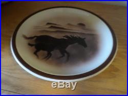 Big Sky Carvers Wild Horses 11 (LOT OF 4 Dinner Plate) Circa 2002 Free USA Ship