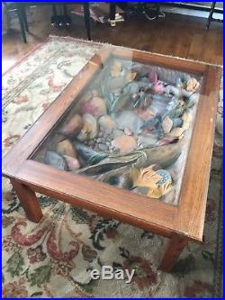 Big Sky Carvers William Herrick Trout Stream Coffee Table Fly Fishing Table