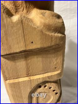 Big Sky Carvers Wood Bear Solid Pine 24Jeff Fleming Bearfoots Hand Carved