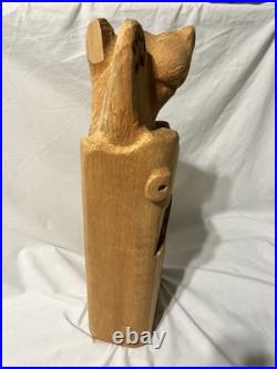 Big Sky Carvers Wood Bear Solid Pine 24Jeff Fleming Bearfoots Hand Carved