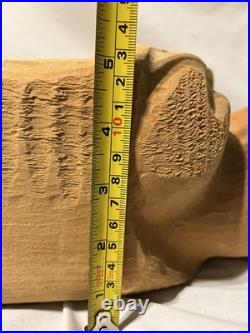 Big Sky Carvers Wood Bear Solid Pine 24Jeff Fleming Bearfoots Hand Carved