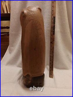 Big Sky Carvers Wood Beaver Sculpture Signed Bsc Large 18 1/2 Tall