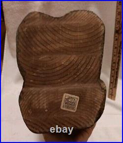 Big Sky Carvers Wood Beaver Sculpture Signed Bsc Large 18 1/2 Tall