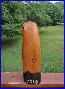 Big Sky Carvers Wood Beaver Sculpture Signed Large 18 1/2 Tall