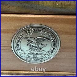 Big Sky Carvers Wood Cabinet Larry Fanning Grizzly Encounter NRA Edition RARE