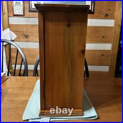 Big Sky Carvers Wood Cabinet Larry Fanning Grizzly Encounter NRA Edition RARE