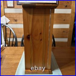 Big Sky Carvers Wood Cabinet Larry Fanning Grizzly Encounter NRA Edition RARE