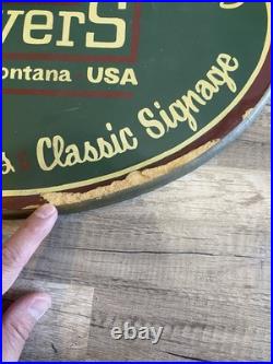 Big Sky Carvers Wood Duck 18x13 Manhattan Montana Wood Carving Sign