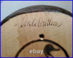 Big Sky Carvers Wood Duck Decoy Hand Carved Glass Eye Signed Linda Williams 2/11