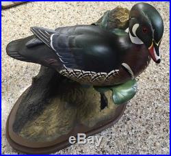 Big Sky Carvers Wood Duck Master's Edition Wood Carving Hand Carved # 40/1250