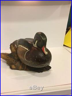 Big Sky Carvers Wood Duck Master's Edition Wood Carving Montana Hand Carved