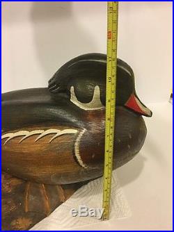Big Sky Carvers Wood Duck Master's Edition Wood Carving Montana Hand Carved