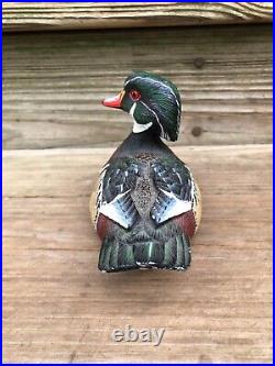 Big Sky Carvers Wood Duck Resin Figurine Signed Ashley Gray 6.5