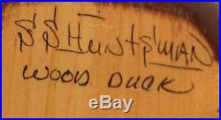 Big Sky Carvers Wood Duck Scott Huntsman Signed Large Size 13 1/2 Long EXCEL
