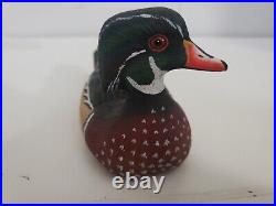 Big Sky Carvers Wood Duck by Ashley Grey Hand Painted Hand Carved Resin