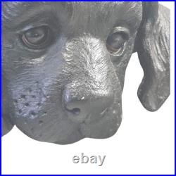 Big Sky Carvers Wood Framed Mirror Dog Treat Knobs For Hanging Black Lab Dog