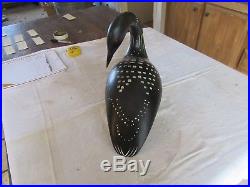 Big Sky Carvers Wood Hand Carved Large Loon Decoy 19 Long 11 Tall Lot 18-68-50