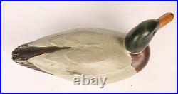 Big Sky Carvers Wood Mallard Duck Drake Decoy Artist Signed By Wanda Smith