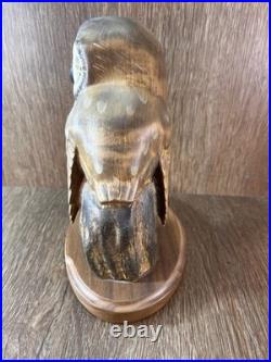 Big Sky Carvers Wood Owl By Ken White #142/1250 Evening Tracker