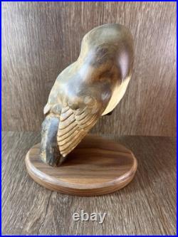 Big Sky Carvers Wood Owl By Ken White #142/1250 Evening Tracker