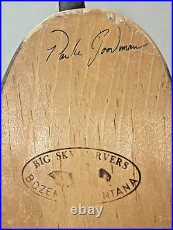 Big Sky Carvers Wood Pintail Duck Decoy Carving Signed Parke Goodman