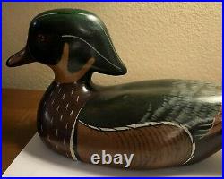 Big Sky Carvers Wood Waterfowl Decoy Carved & Signed by Craig Fellows