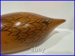 Big Sky Carvers Wood Wen Mallard Signed Craig Fellows'82 Duck Decoy