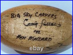 Big Sky Carvers Wood Wen Mallard Signed Craig Fellows'82 Duck Decoy