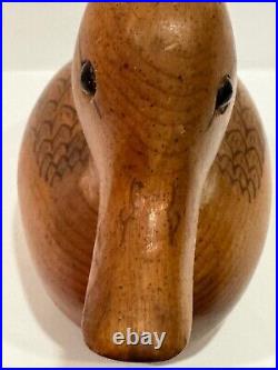 Big Sky Carvers Wood Wen Mallard Signed Craig Fellows'82 Duck Decoy