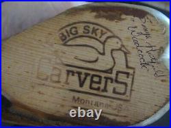 Big Sky Carvers Woodcock Signed Sonya Hatfield 9