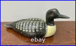 Big Sky Carvers Wooden Common Loon Duck Decoy 20 Signed Donna Hartley 2000