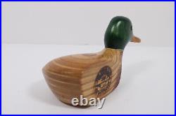 Big Sky Carvers Wooden DUCK CLUB Mallard Duck Hand Painted Carved Golf Club Head