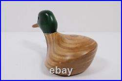 Big Sky Carvers Wooden DUCK CLUB Mallard Duck Hand Painted Carved Golf Club Head