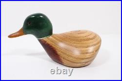 Big Sky Carvers Wooden DUCK CLUB Mallard Duck Hand Painted Carved Golf Club Head