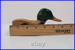 Big Sky Carvers Wooden DUCK CLUB Mallard Duck Hand Painted Carved Golf Club Head