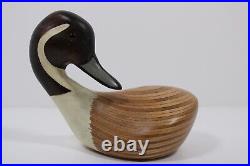 Big Sky Carvers Wooden DUCK CLUB Pintail Duck Hand Painted Carved Golf Club Head