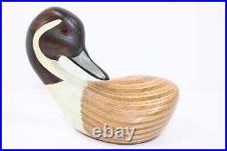 Big Sky Carvers Wooden DUCK CLUB Pintail Duck Hand Painted Carved Golf Club Head