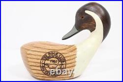 Big Sky Carvers Wooden DUCK CLUB Pintail Duck Hand Painted Carved Golf Club Head