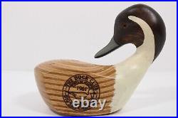 Big Sky Carvers Wooden DUCK CLUB Pintail Duck Hand Painted Carved Golf Club Head