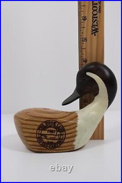 Big Sky Carvers Wooden DUCK CLUB Pintail Duck Hand Painted Carved Golf Club Head