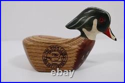 Big Sky Carvers Wooden DUCK CLUB Wood Duck Hand Painted Carved Golf Club Head