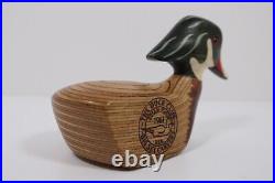 Big Sky Carvers Wooden DUCK CLUB Wood Duck Hand Painted Carved Golf Club Head