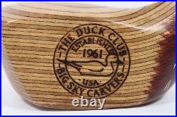 Big Sky Carvers Wooden DUCK CLUB Wood Duck Hand Painted Carved Golf Club Head