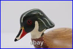 Big Sky Carvers Wooden DUCK CLUB Wood Duck Hand Painted Carved Golf Club Head