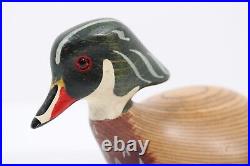 Big Sky Carvers Wooden DUCK CLUB Wood Duck Hand Painted Carved Golf Club Head